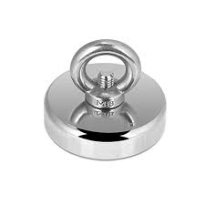 Cheap Factory supply NdFeB fishing magnet with screw SS hook in stock