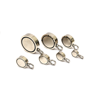 Customized Flank Neodymium fishing magnet with SS hook Neodymium magnet