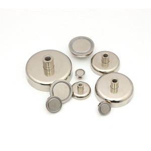 Internal thread Neodymium pot magnet